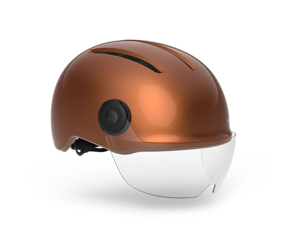 MET Vibe On Mips is an E-Bike Urban Helmet with rear USB LED light and high-durability adjustable windshield visor. It is NTA 8776 Certified.